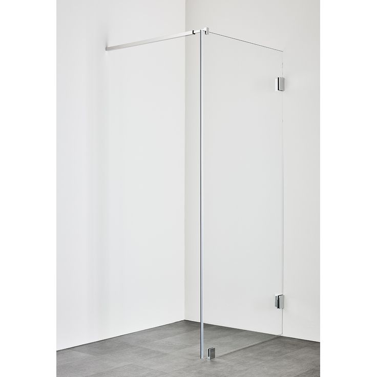 Suihkuseinä Hafa Infinity 100, kirkas lasi, kromiprofiili