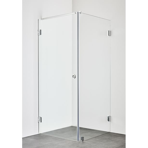 Suihkunurkka Hafa Infinity Combi 80x100, kirkkaat lasit, kromiprofiilit