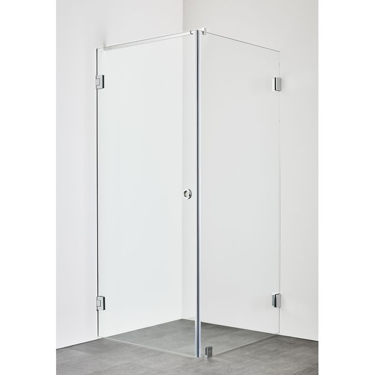 Suihkunurkka Hafa Infinity Combi 80x100, kirkkaat lasit, kromiprofiilit