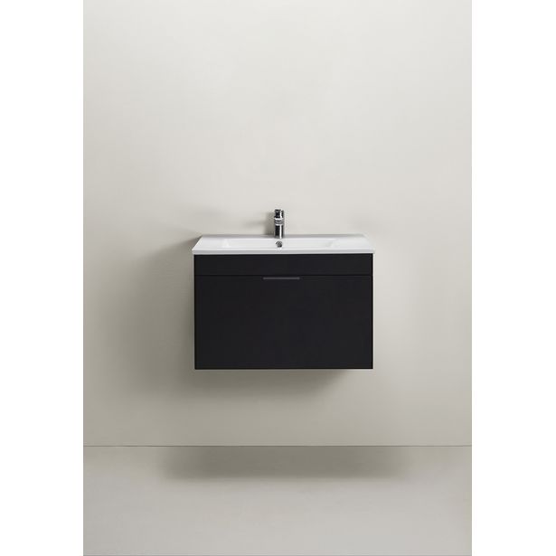 Allaskaappi altaalla Hafa Go, 610 mm, musta