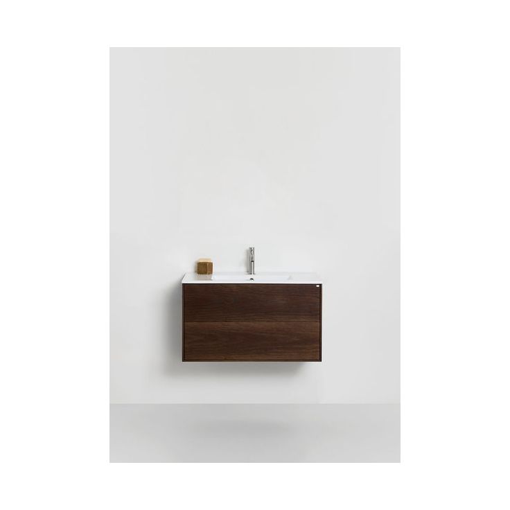 Allaskaappi altaalla Hafa Edge, 470x810x465mm, savu tammi