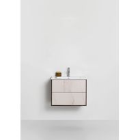 Allaskaappi altaalla Hafa Edge Stone, 470x610x465mm, 2 ltk, savu tammi