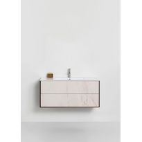 Allaskaappi altaalla Hafa Edge Stone, 470x1010x465mm, 2 ltk, savu tammi