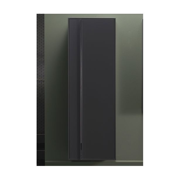 Korkea kaappi Hafa Edge, 400x250x1200mm, soft close, antrasiitin harmaa