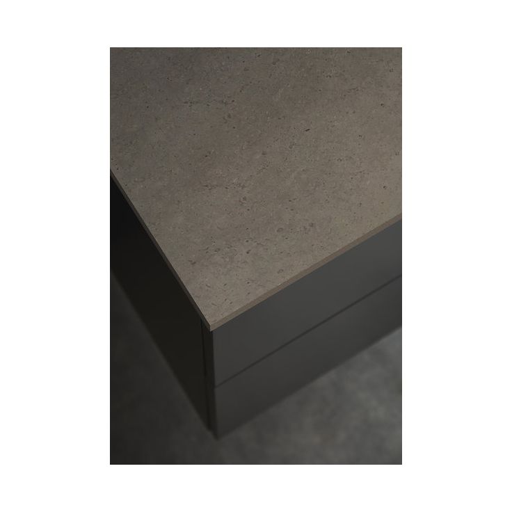 Kylpyhuoneen pöytätaso Hafa Brass Relish Suede, 1.2x201x46.2cm, kivikomposiitti, ruskea hiekkakivi