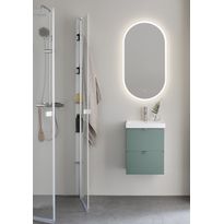 Allaskaappi altaalla Hafa Neat, 420x550 mm, vihreä, Verkkokaupan poistotuote