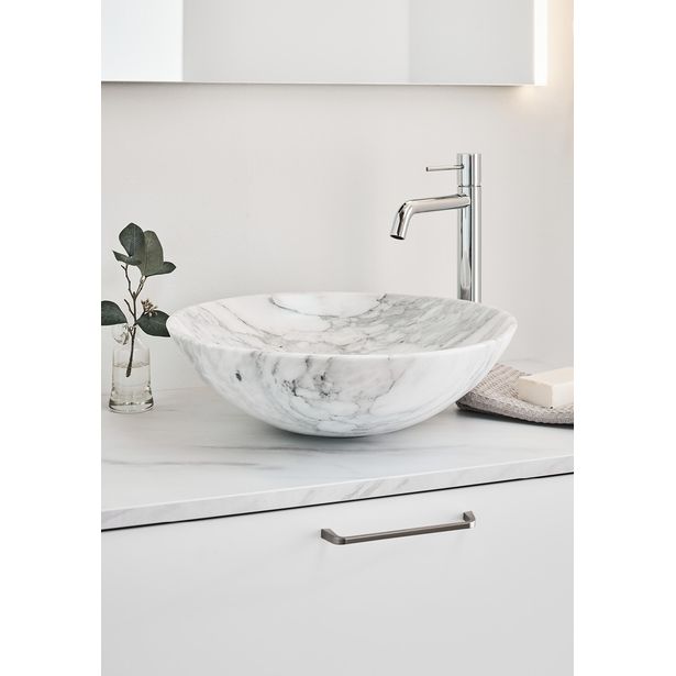 Malja-allas Noro Marble, 420 mm, marmori