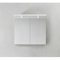 Peilikaappi Hafa Store 800 LED-spoteilla valkoinen