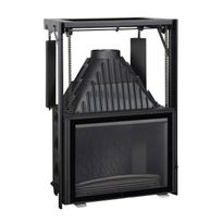 Takkasydän Invicta 800 Grande Angle, hissiluukku, 14 kW, 202 kg
