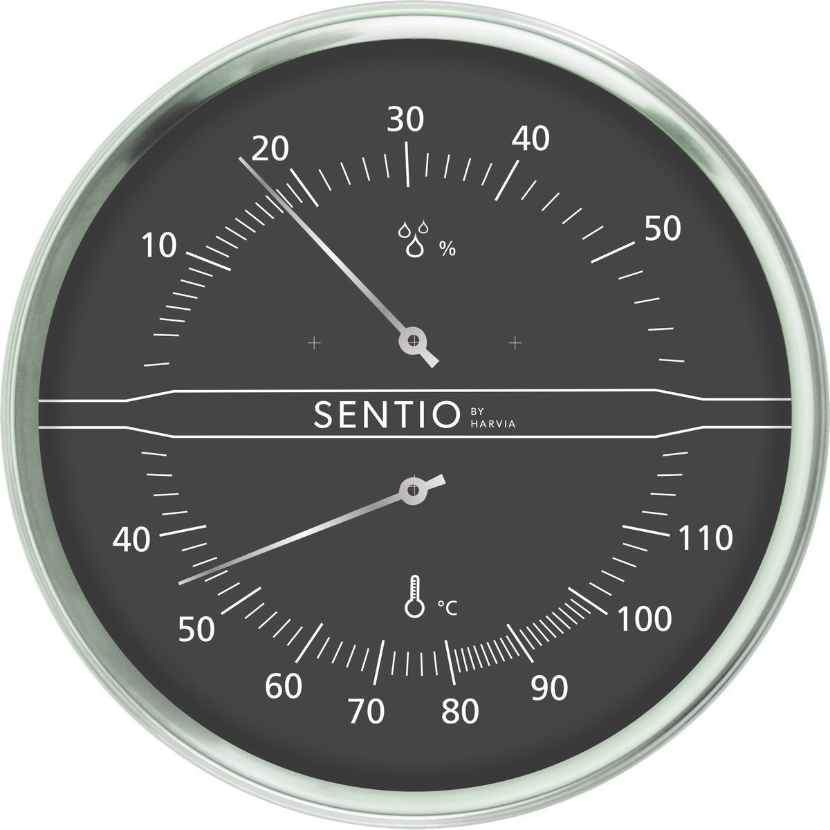 Lämpö- ja kosteusmittari Harvia A-210-THS