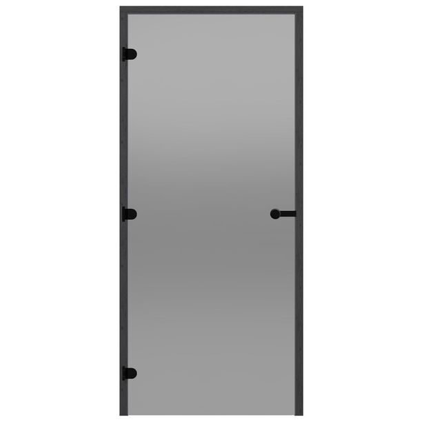 Lasiovi Harvia Black Line, 9x21, mäntykarmi, savunharmaa, Verkkokaupan poistotuote