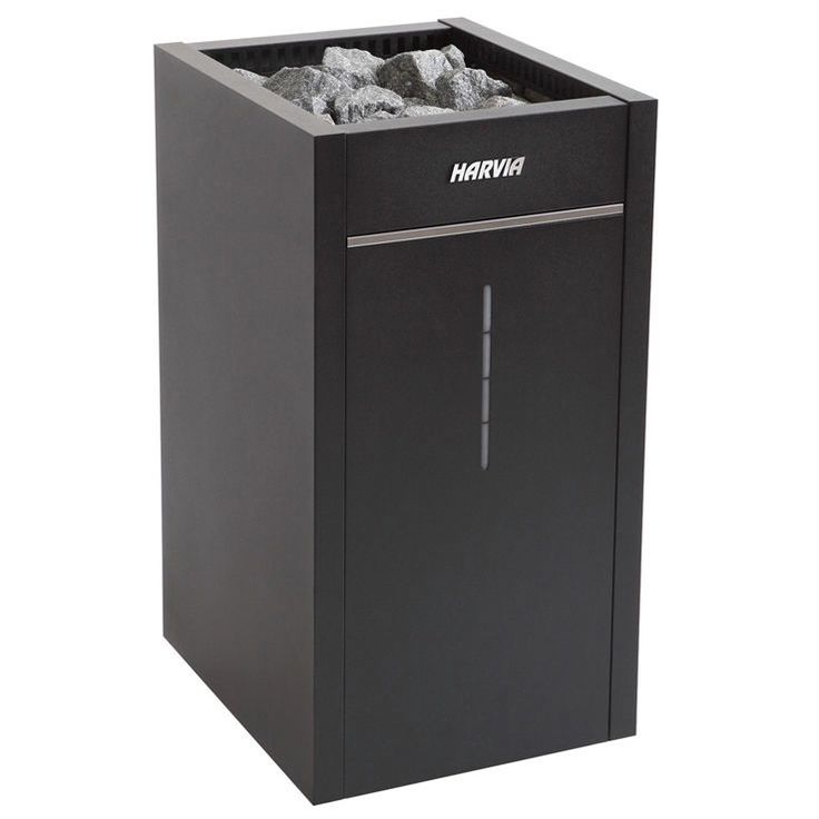 Sähkökiuas Harvia Virta Combi HL110S, 10.8kW, 9-18m³, manuaalitäyttö, erillinen ohjaus, musta