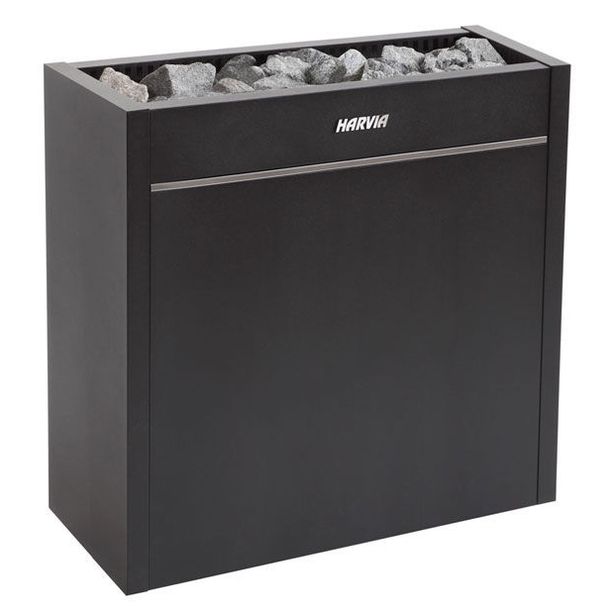 Sähkökiuas Harvia Virta Pro HL160, 15.8kW, 16-25m³, erillinen ohjaus, musta