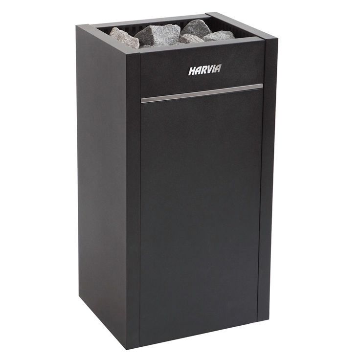 Sähkökiuas Harvia Virta HL70, 6.8kW, 5-10m³, erillinen ohjaus, musta