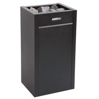 Sähkökiuas Harvia Virta HL90, 9kW, 8-14m³, erillinen ohjaus, musta, Verkkokaupan poistotuote