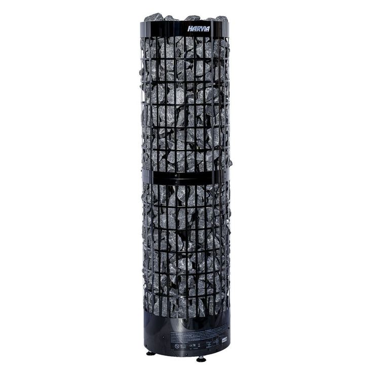Sähkökiuas Harvia Cilindro Pro PC100E/135E Black Steel, 13.2kW, 9-20m³, erillinen ohjaus