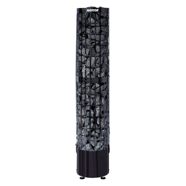 Sähkökiuas Harvia Cilindro PC66E Black Steel, 6.6kW, 5-9m³, erillinen ohjaus