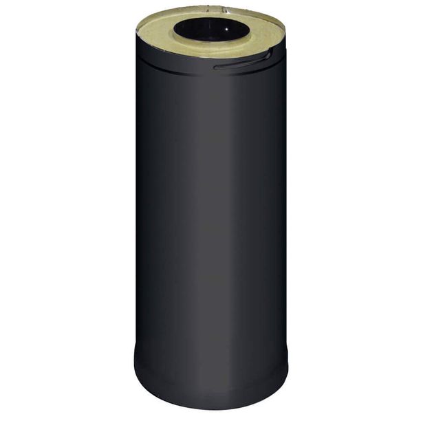 Teräspiipun jatke Harvia, 500mm, musta
