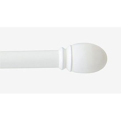 Verhotanko Hasta Olivia Ø16/19mm, 130-240cm, valkoinen