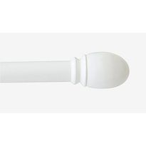 Verhotanko Hasta Olivia Ø16/19mm, 130-240cm, valkoinen