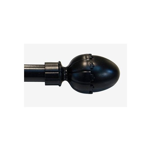 Verhotanko Hasta Elin Ø 16/19mm, 130-240cm, musta