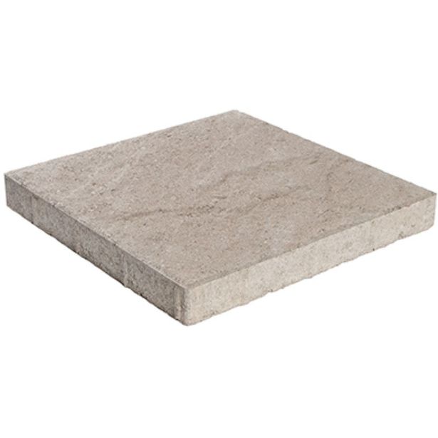 Betonilaatta HB-Betoni, 50x398x398mm, pintaprofiloitu, harmaa