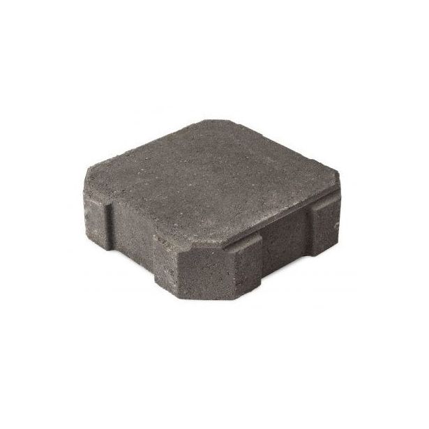 Hulelaatta HB-Betoni, 258x258x80mm, musta, 96kpl/lava