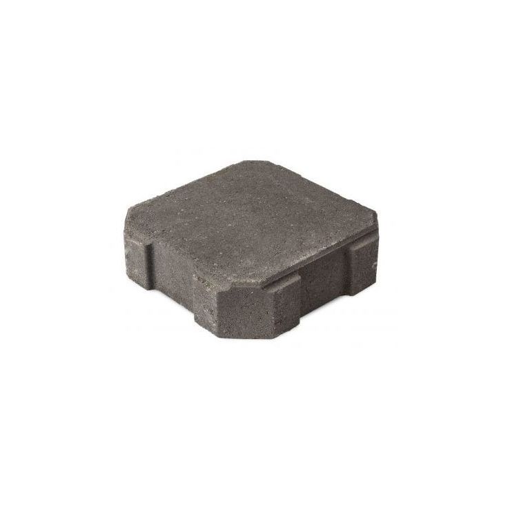 Hulelaatta HB-Betoni, 258x258x80mm, musta, 96kpl/lava