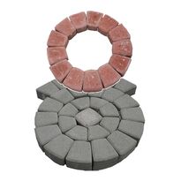 Perinnekivi 60mm, kaarre, suuri mix, musta