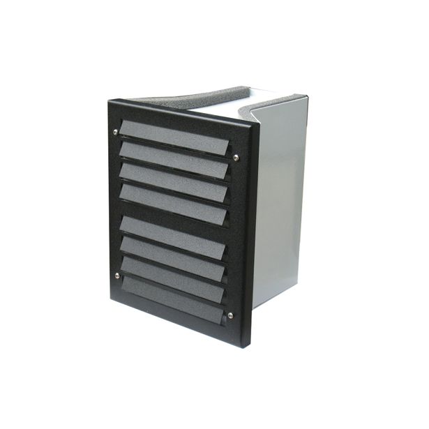 Vallivalaisin Ritilä, 160x198x190mm, LED 1,5W, musta