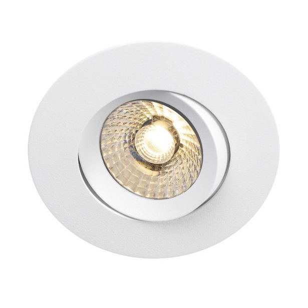 LED-alasvalo Hide-a-lite Comfort G3 Tilt 60°, 2700K, valkoinen