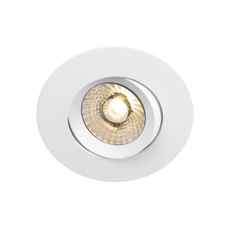 LED-alasvalo Hide-a-lite Comfort G3 Tilt 60°, 3000K, valkoinen