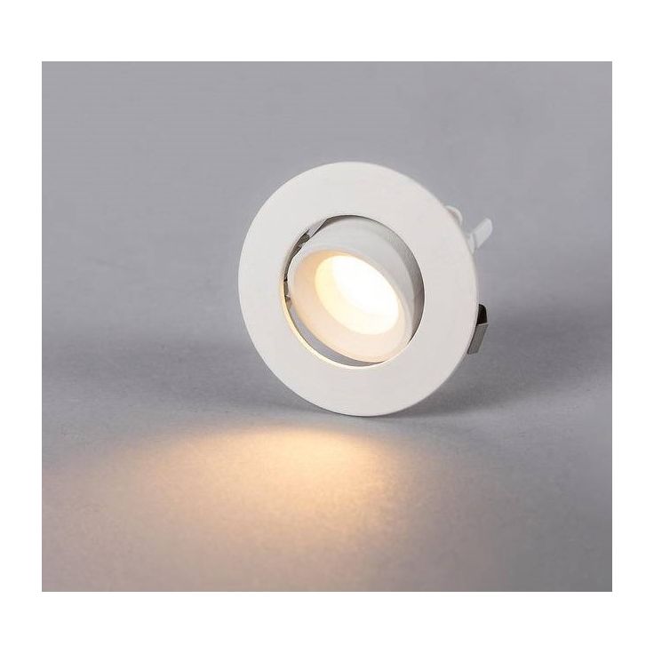 LED-alasvalo Hide-a-lite Core Smart Tilt 45°, 2700K, valkoinen
