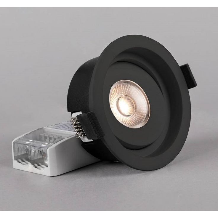 LED-alasvalo Hide-a-lite Level Quick ISO, 4000K, musta
