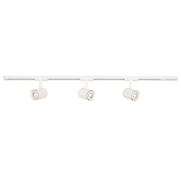 LED-kohdevalaisin Hide-a-litesarja Focus Track Micro Kit 1-vaihe 36° valkoinen 3000K