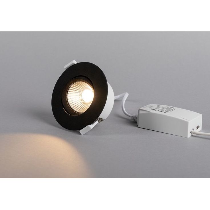 LED-alasvalo Hide-a-lite Optic Quick ISO, 2700K, musta