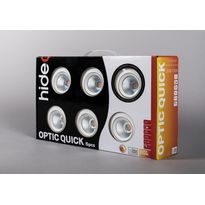 LED-alasvalosarja Hide-a-lite Optic Quick ISO, 6-pack, Tune, valkoinen
