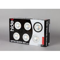 LED-alasvalosarja Hide-a-lite Optic Quick ISO, 6-pack, 3000K, valkoinen