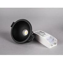 LED-alasvalo Hide-a-lite Globe G2 Recessed, 3000K, musta