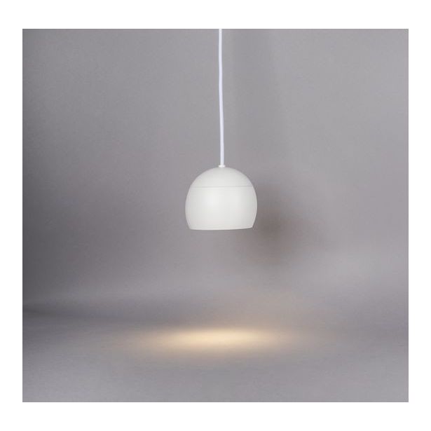 LED-riippuvalaisin Hide-a-lite Globe G2 Pendant, Tune, valkoinen