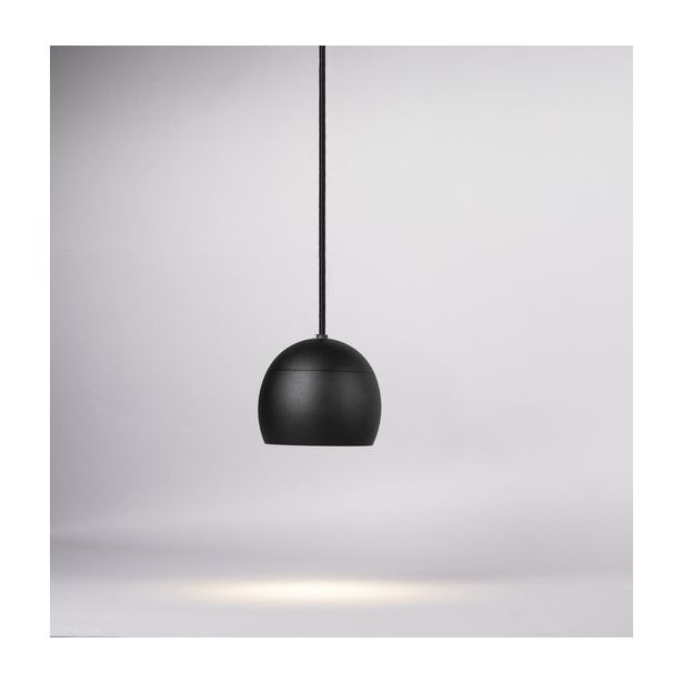 LED-riippuvalaisin Hide-a-lite Globe G2 Pendant, Tune, musta