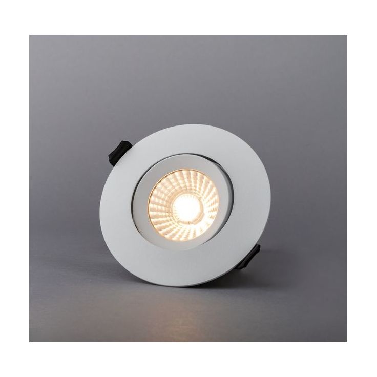 LED-alasvalo Hide-a-lite Comfort G3 Tilt DALI, 2700K, valkoinen