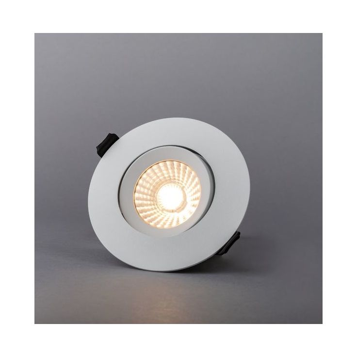 LED-alasvalo Hide-a-lite Comfort G3 Tilt DALI, 3000K, valkoinen