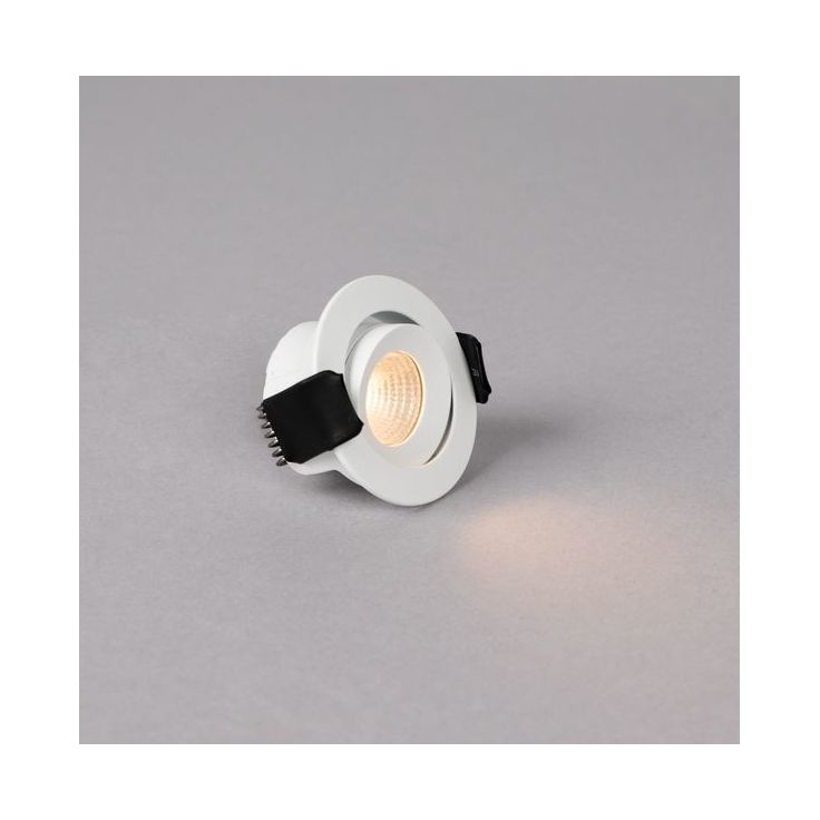 LED-alasvalo Hide-a-lite Optic XS Tilt, Tune, valkoinen