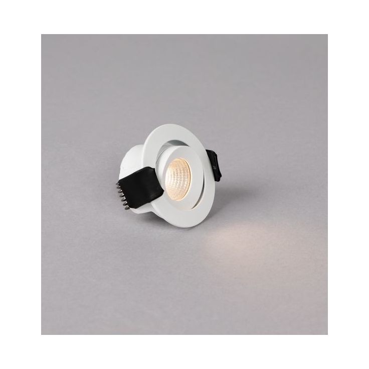 LED-alasvalo Hide-a-lite Optic XS Tilt, 3000K, valkoinen