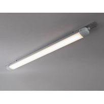 LED-teollisuusvalaisin Hide-a-lite Liteline 1200 S, tunnistimella, IP65, vaaleanharmaa