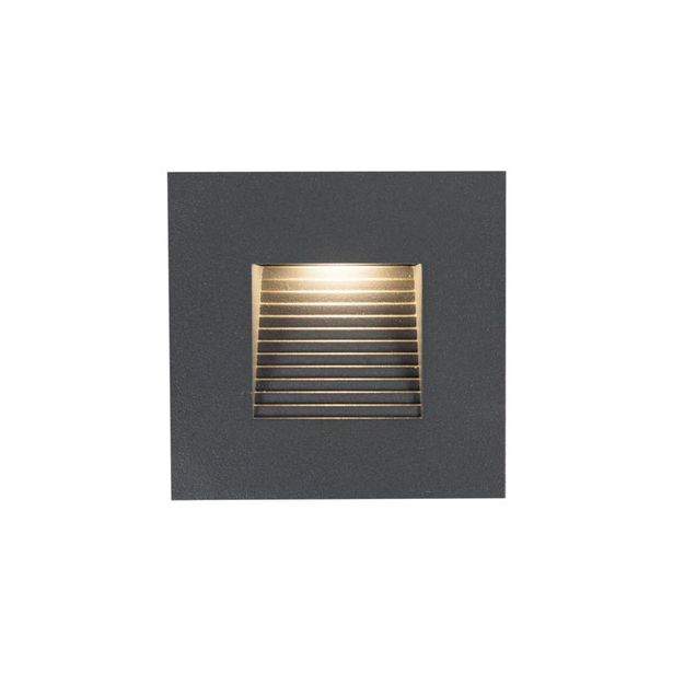 LED-seinävalaisin Hide-a-lite Indicate Multi antrasiitti