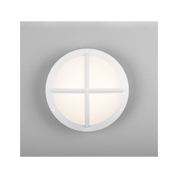 LED-ulkoseinävalaisin Hide-a-lite Moon Public Cross I IK10, valkoinen