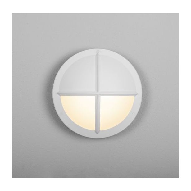 LED-ulkoseinävalaisin Hide-a-lite Moon Public Cross II IK10, valkoinen