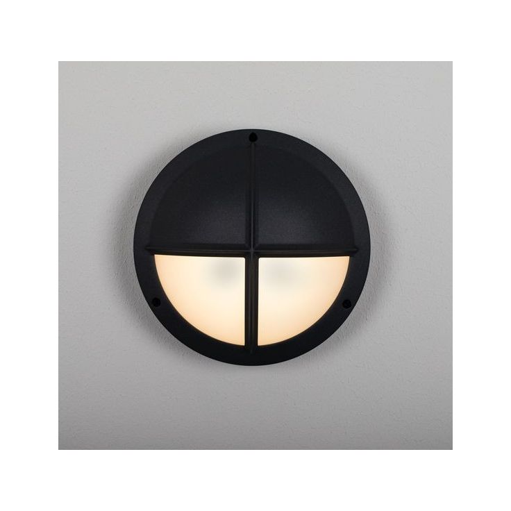 LED-ulkoseinävalaisin Hide-a-lite Moon Public Cross II IK10, antrasiitti
